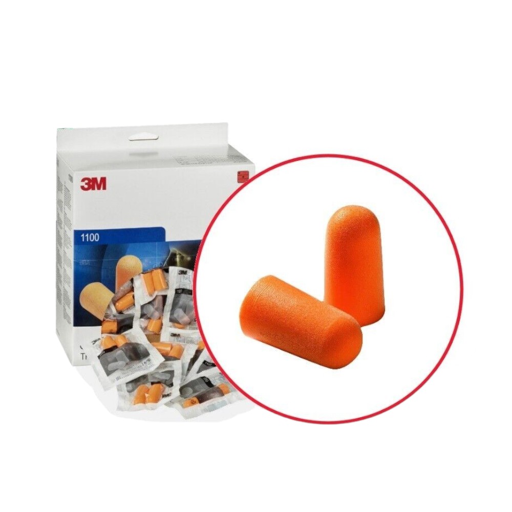 3m - Tappi Per Orecchie 50 Paia/100 Pz Inserti Auricolari 35db Per Dormire Lavoro