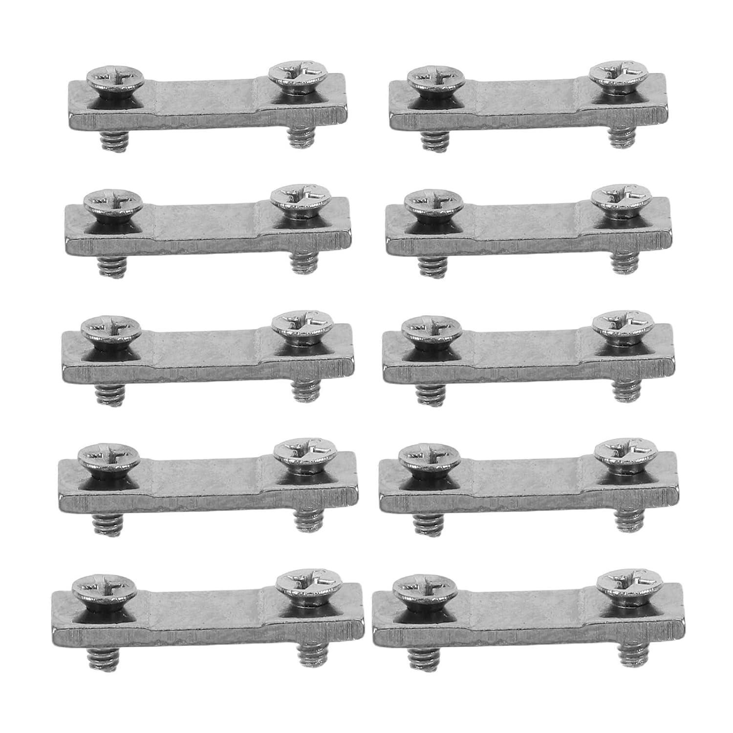 Butée coulissante pour pied à coulisse, entraxe 9 mm, plaque de retenue et fixation, lot de 10