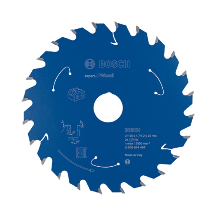 Lame de scie circulaire pour bois, Ø120 mm, 24 dents — photo de l’offre ManoMano
