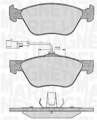 Oem Mm Pf0101 Magneti Marelli Bremsbeläge Vorne