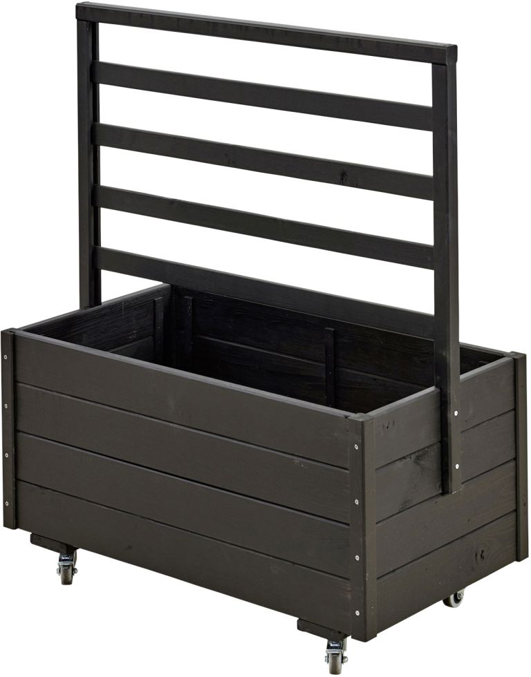Plus Schwarz Ral 9005 Blumenkasten Mit Spalier Bxtxh: 48X88x105 Cm von Baur - Image 3