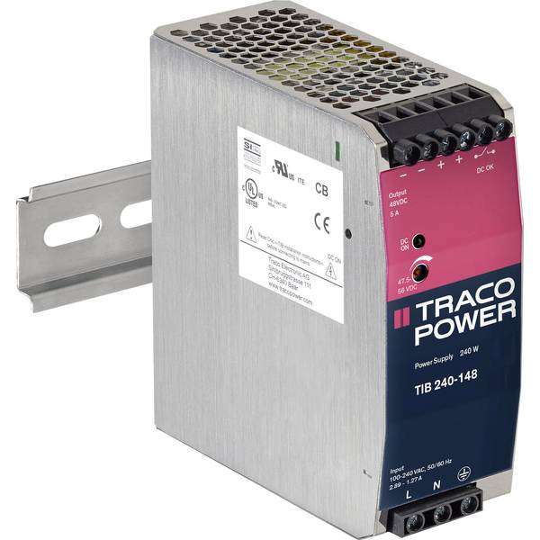 Alimentation rail DIN TracoPower TIB 240-148 +48.0 V/DC 5000 mA 240 W 1 x