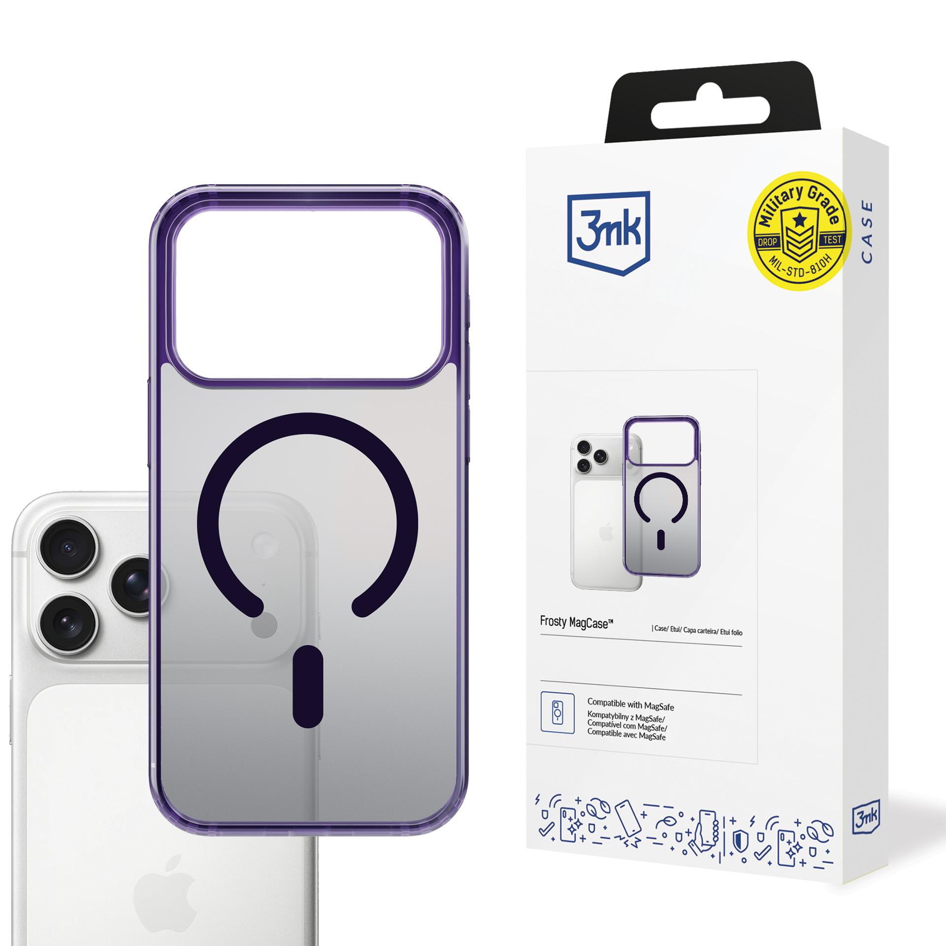 Oem Violett Apple Iphone 17 Pro Max – 3Mk Frosty Magcase Lila