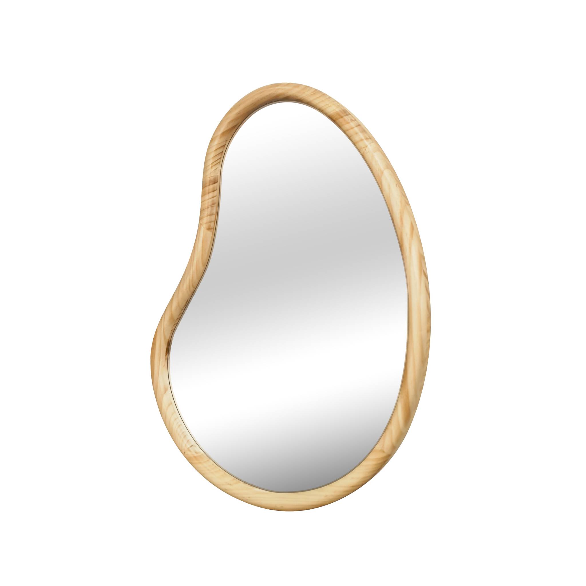 Sweeek - Miroir Organique En Bois De Sapin 85cm Épaisseur 3cm Coloris