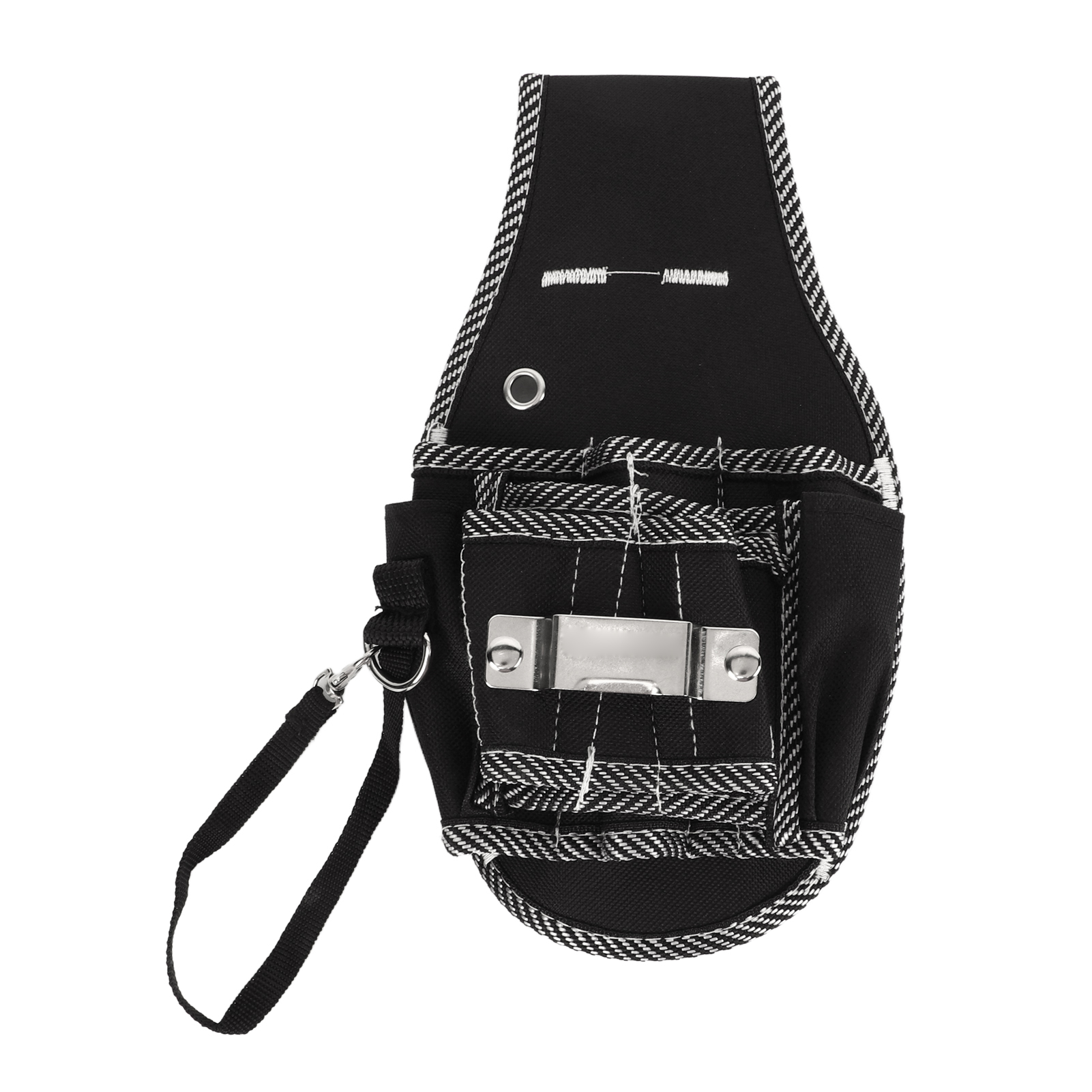 Ceinture à outils en toile Oxford, poche à outils noire, petit modèle, 88 g