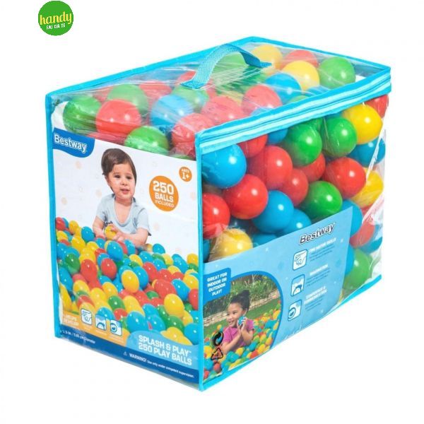 Bestway Sacca Palline (5,85cm) Art. 52649 - Confezione 250 Pezzi - Gonfiabili Bestway