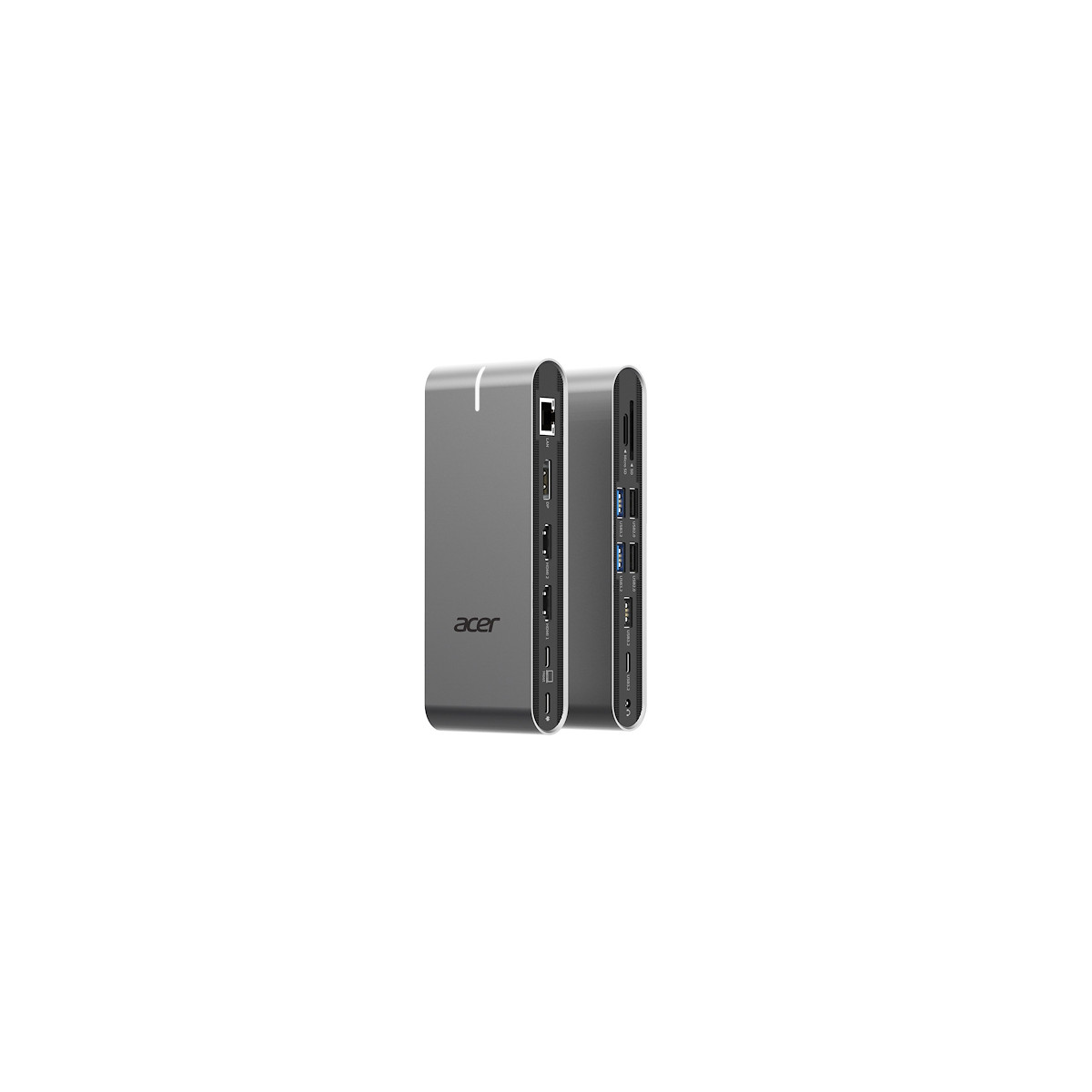 Acer Universal Docking (USB-C, 15 Ports), Dockingstation + USB Hub, Grau, Silber - Image 6