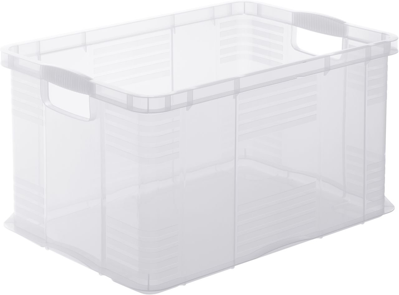 Rotho - Aufbewahrungsbox Agilo A3 55 L Transparent 59 X 39 X 31 Cm (L X B X H) Boxen, Körbchen & Kisten