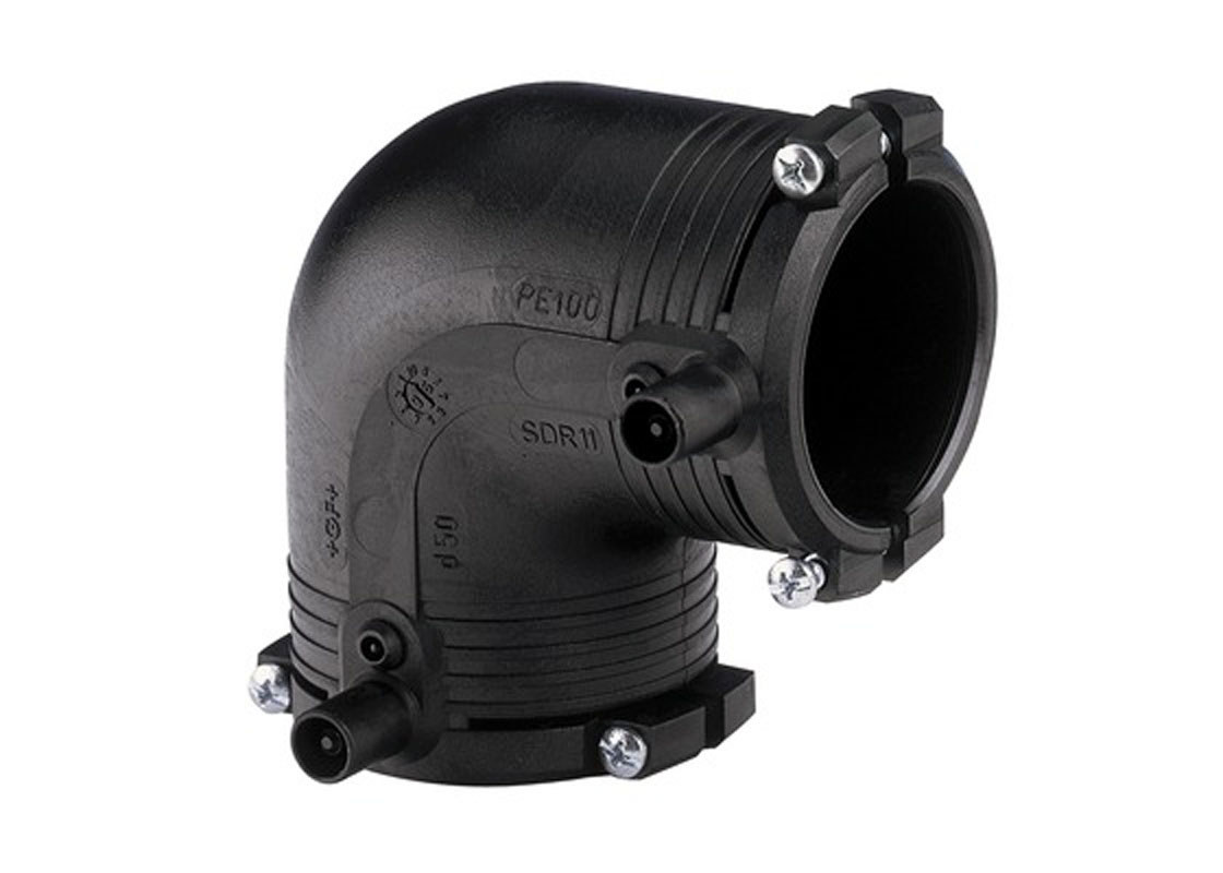 90ST Elektro Widerstand Knie DN50 PE100, SDR11, PN10 Gas/PN16 Wasser 753101610 - Bild 3