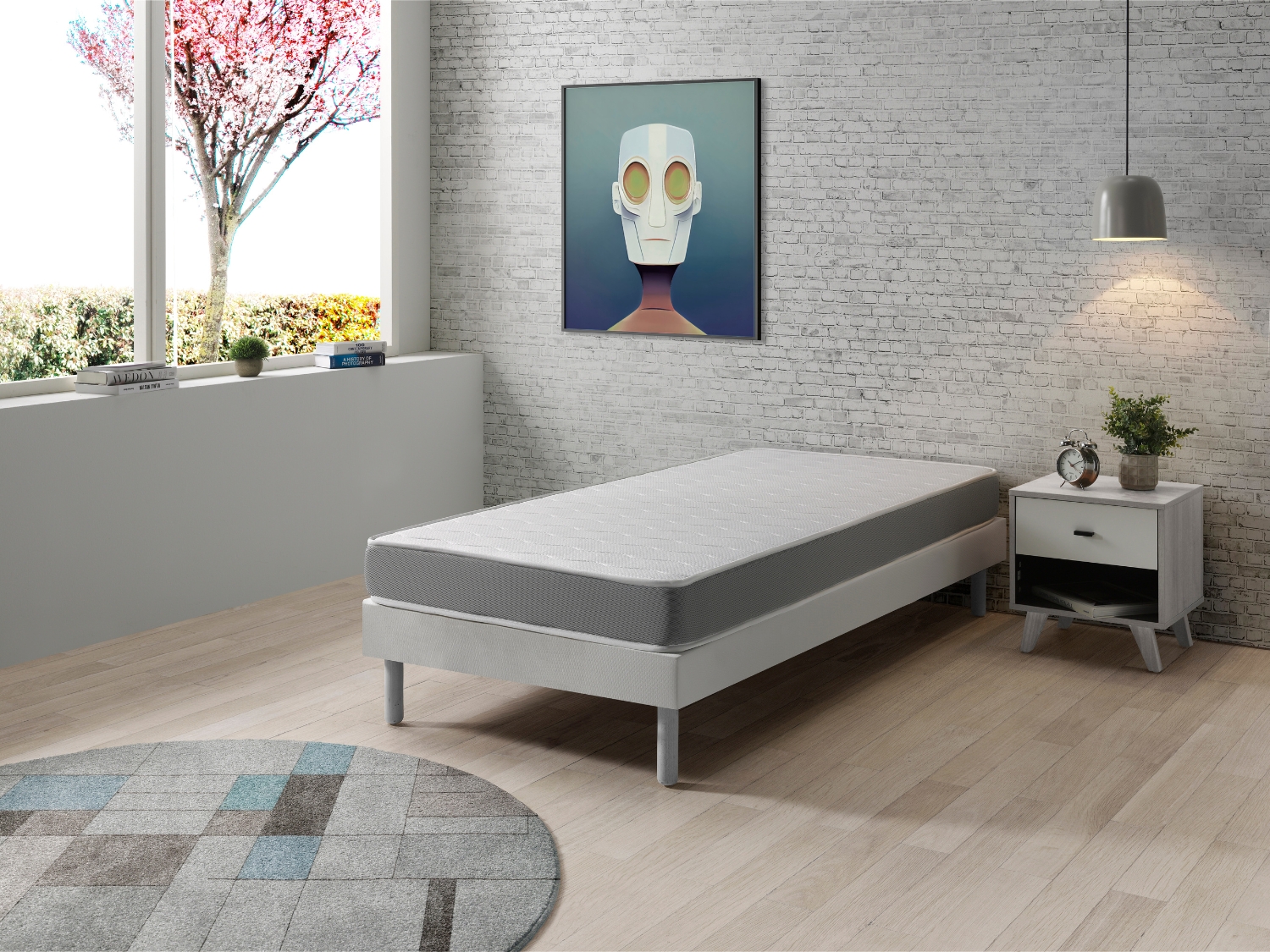 Dreamdi - Matelas 90x200 Apolo, Epaisseur 14 Cm, Juvenil, Ergonomique Et Respirant