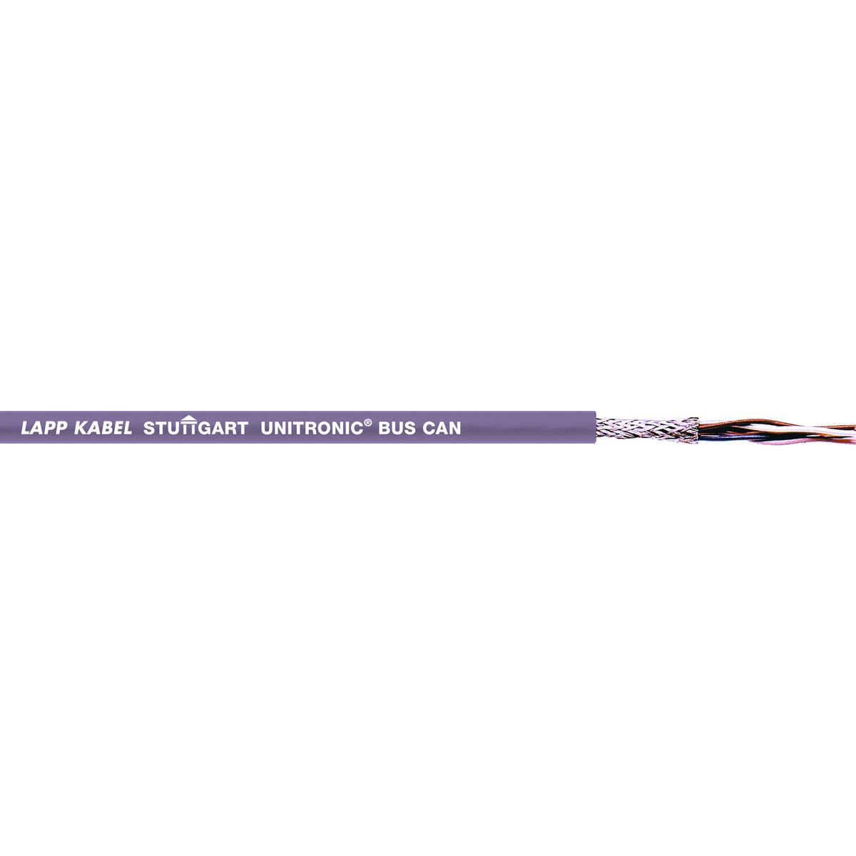 Lapp 10 Meter 2170266 Unitronic Bus Can Busleitung 1x2x0,5 Mm² I Buskabel Geschirmt I Pvc-signalkabel I Leitung Verdrillt I Datenleitung I Ul-zertifiziert I Violett