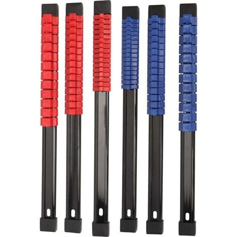 Support à clip pour douilles 1/2, 3/8 et 1/4, plastique ABS avec couvercle amovible, lot de 6