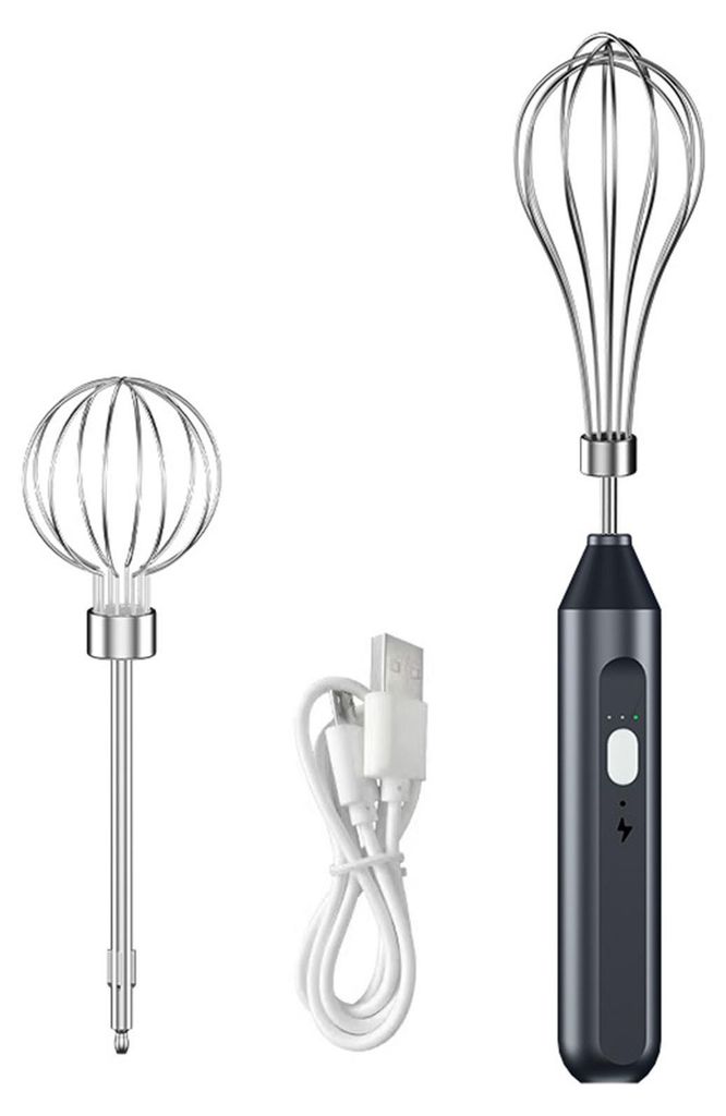 Frullatore Elettrico A Immersione Con Tre Velocità, Ricaricabile E Senza Fili, Mini Frullatore Portatile, Adatto Per Cucinare.