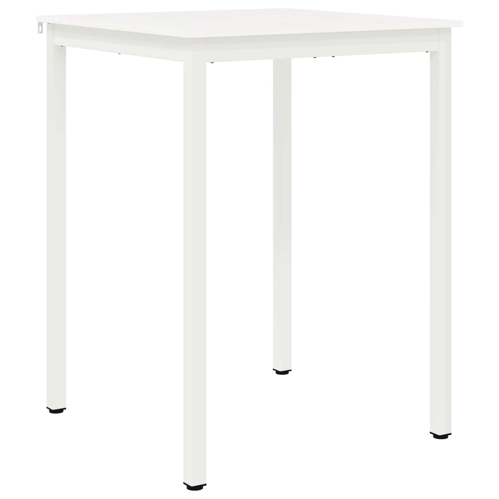 Vidaxl Table De Bar Blanc 80 X 80 X 105 Cm Bois De Pin Massif