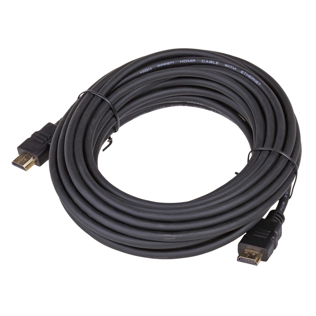Akyga Schwarz Hdmi 1.4 Kabel Ak-Hd-100A Für Full Hd 4K 1080P Fernseher, Audio-Video-Kabel, 10 M