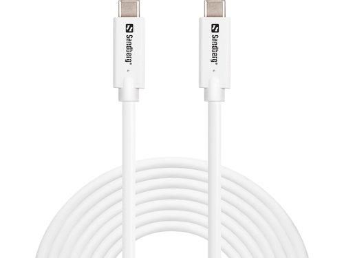 Sandberg 136-76, 500 m, USB C, USB C, USB 3.2 Gen 2 (3.1 Gen 2), 10 Gbit/s, Weiß - Bild 5