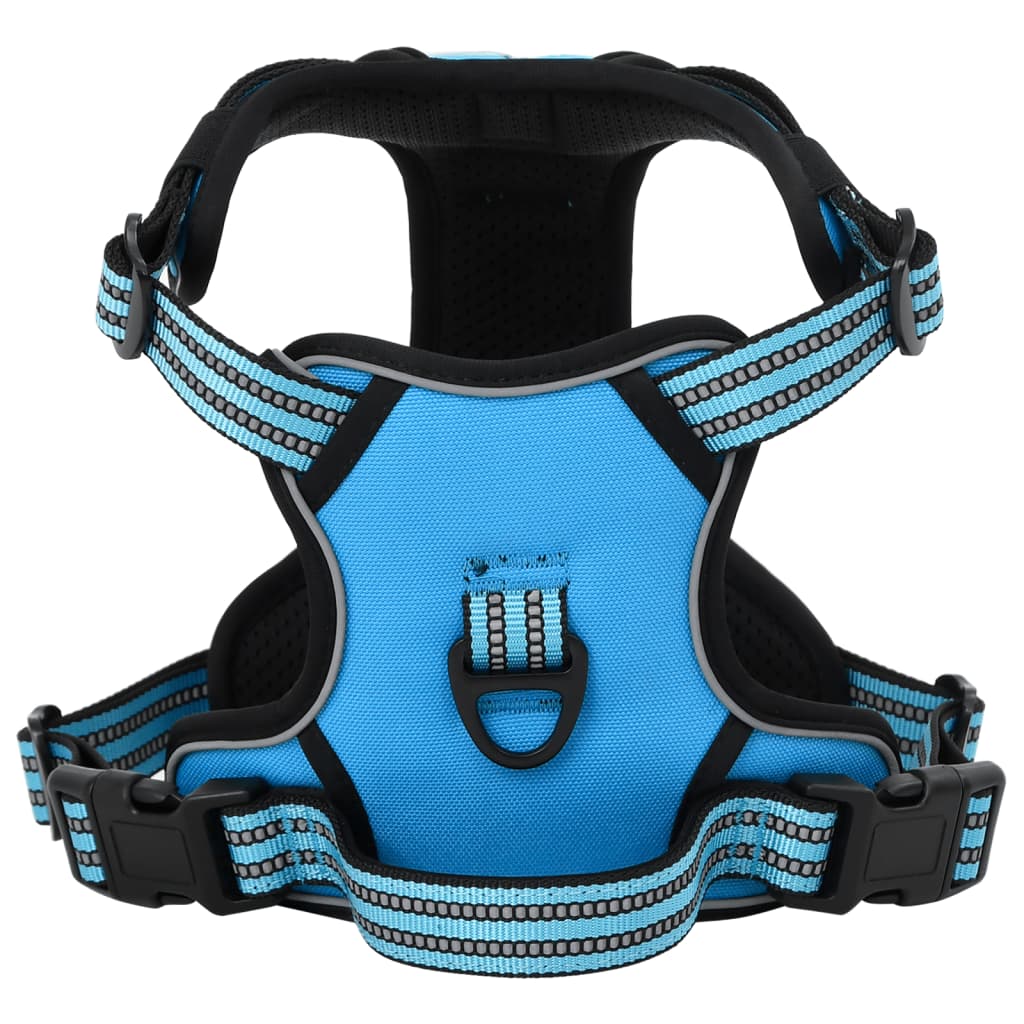 Hundegeschirr Reflektierend Verstellbar Blau Xl Vidaxl