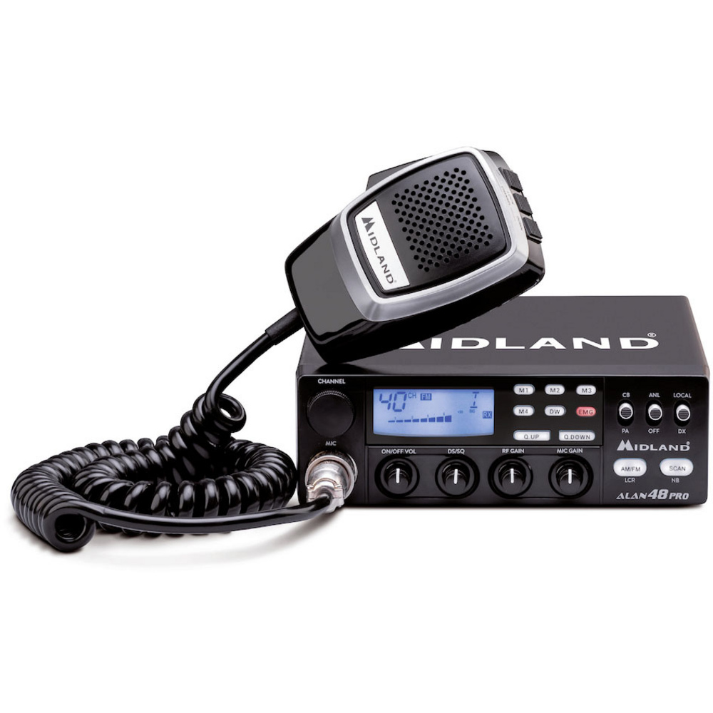 Midland Alan 48 Pro, Walkie Talkie, Schwarz, Blau - Image 3