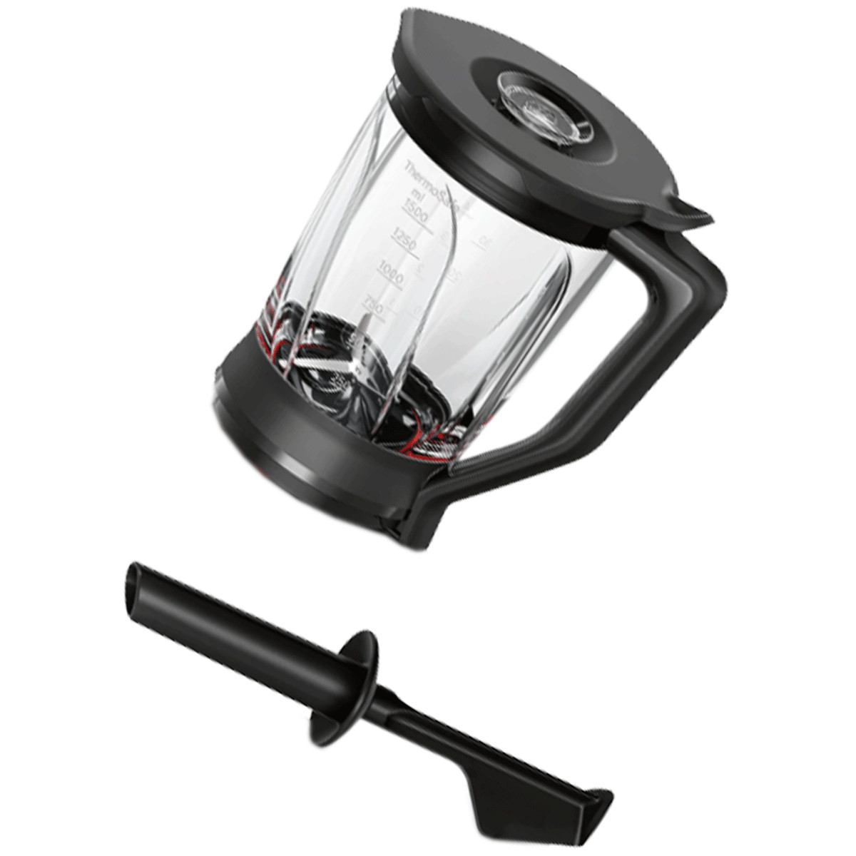 Bosch Transparent - Absolvierter Glasmixer Muz9mx2 (2,3 L) Für 17006613 Multifunktionsroboter - Bild 5