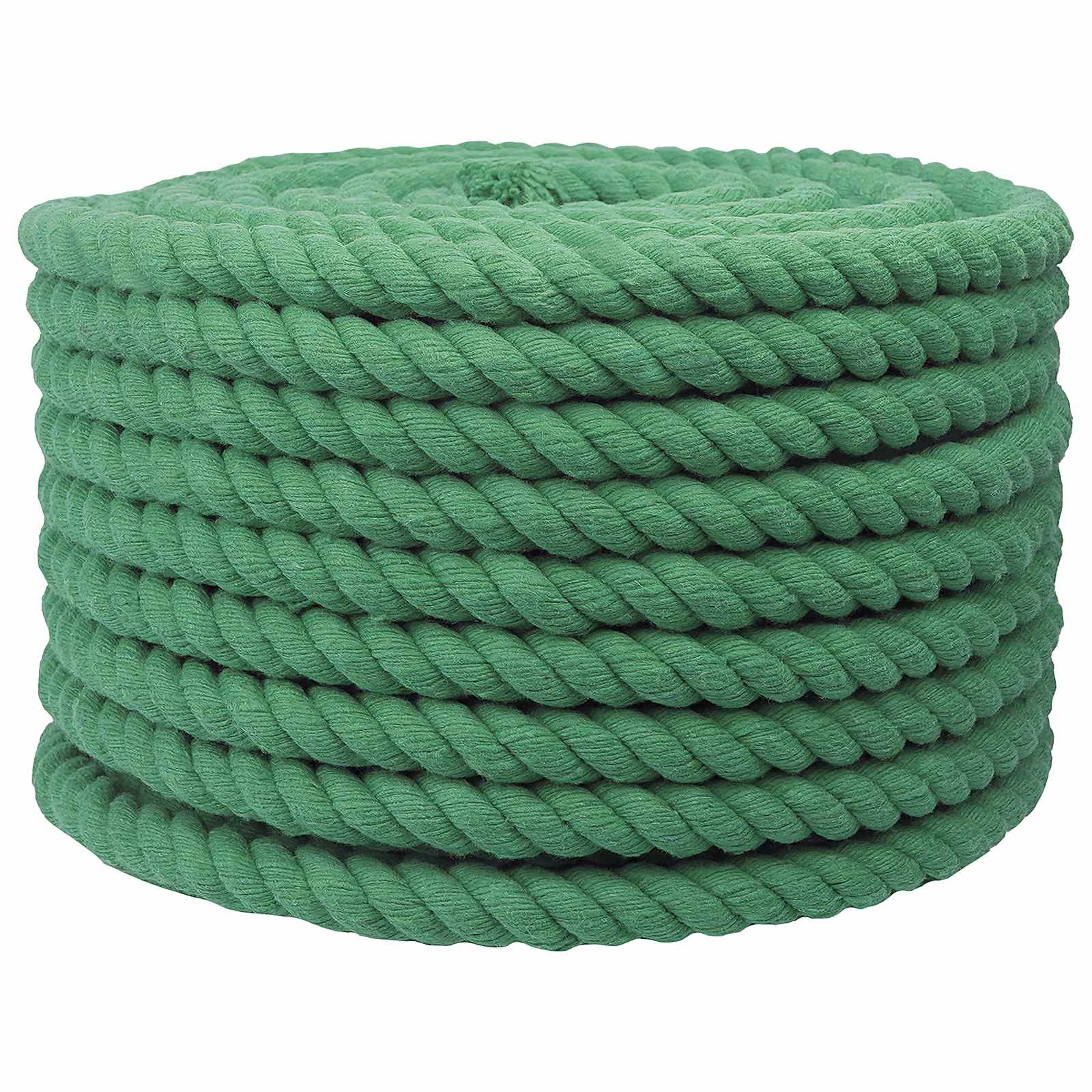 Vidaxl Grün Baumwollseil 24 Mm 50 M 100% Baumwolle