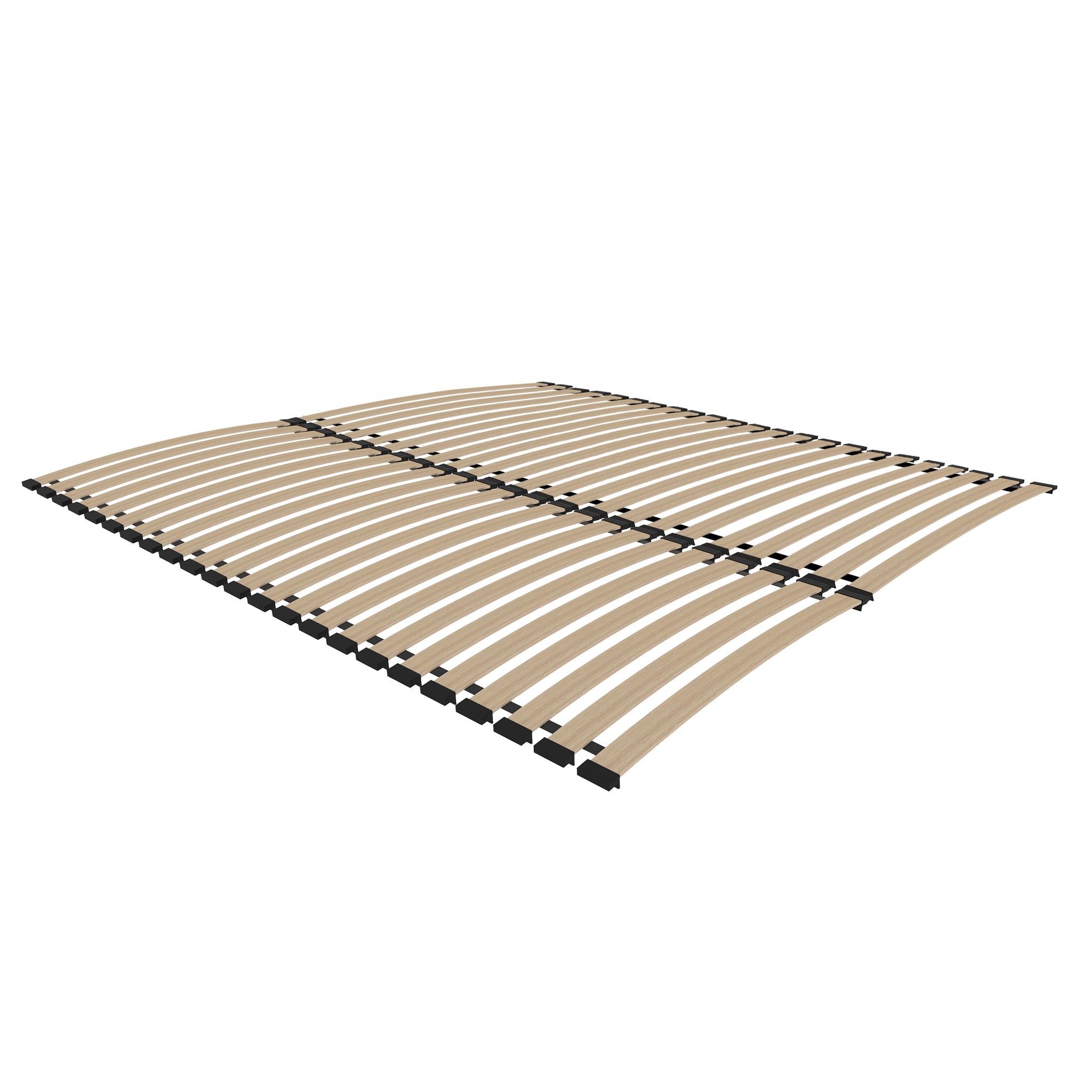 Insert De Cadre À Lattes 180x200 – Sommier Flexible En Hêtre Lamellé