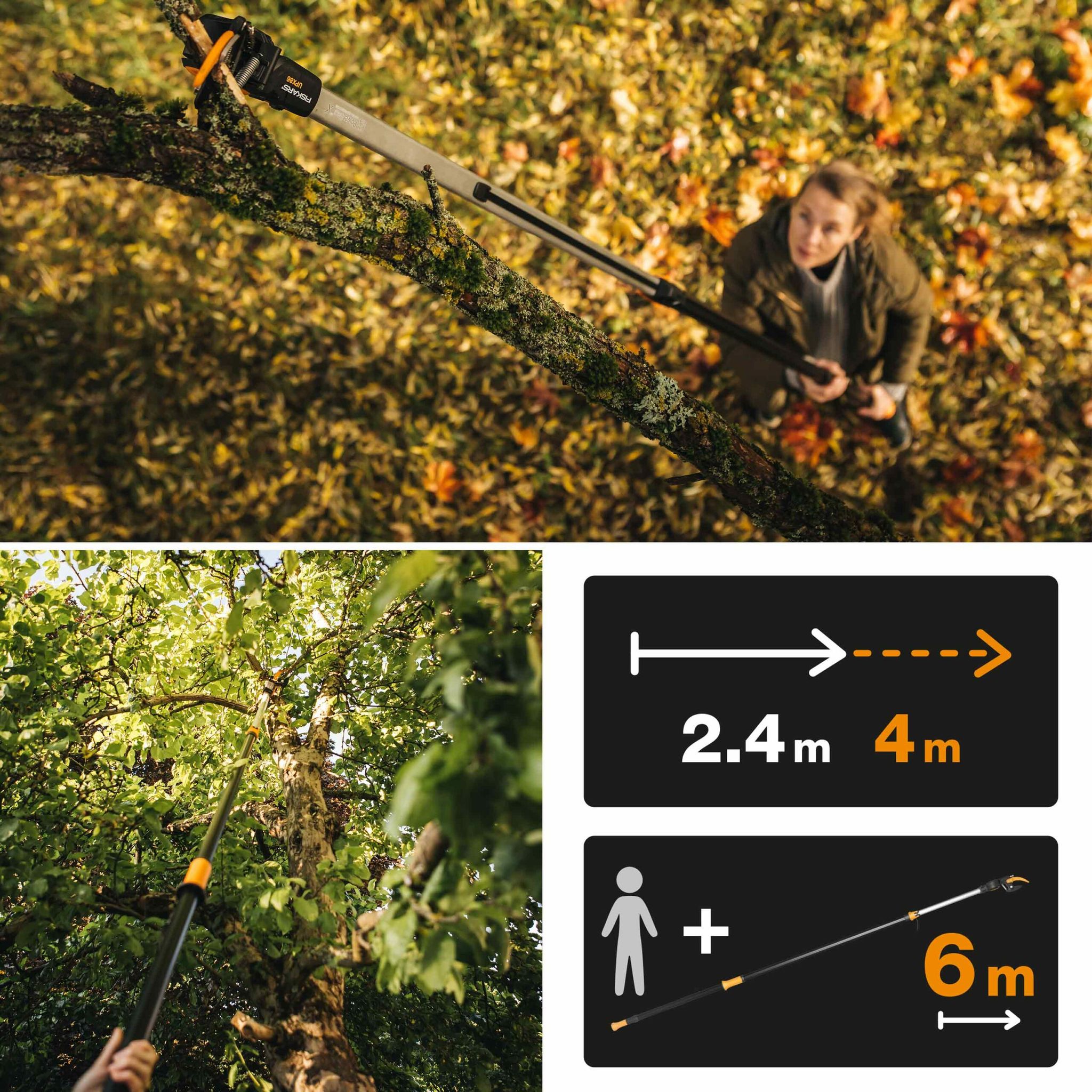 Fiskars Teleskopschneidgiraffe UPX86 L.240-400 1023624 - Image 3