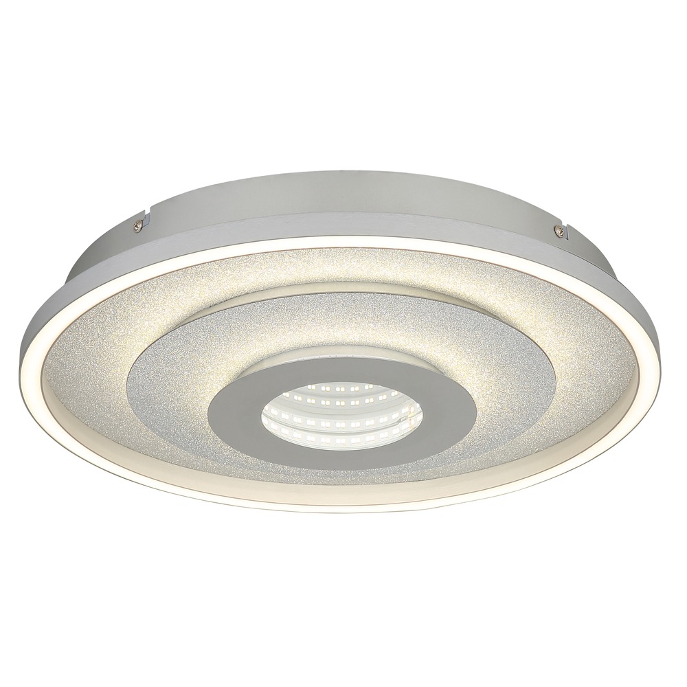 Led Deckenlampe Deckenleuchte Memoryfunktion Nachtlicht Cct Silber D 40 Cm
