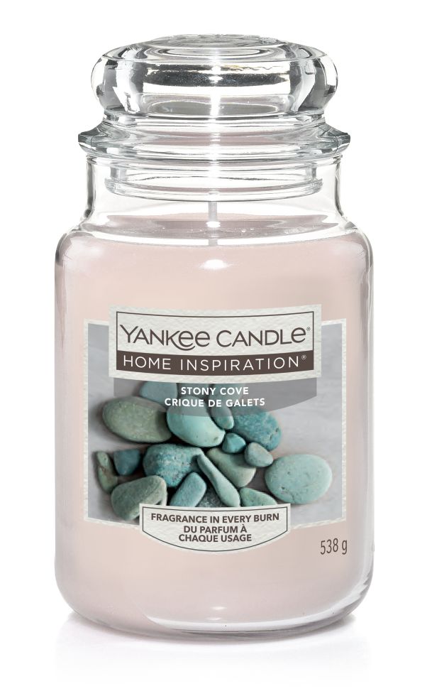 Yankee Candle Duftkerze Großes Glas Stony Cove 538 g, grau - Image 2