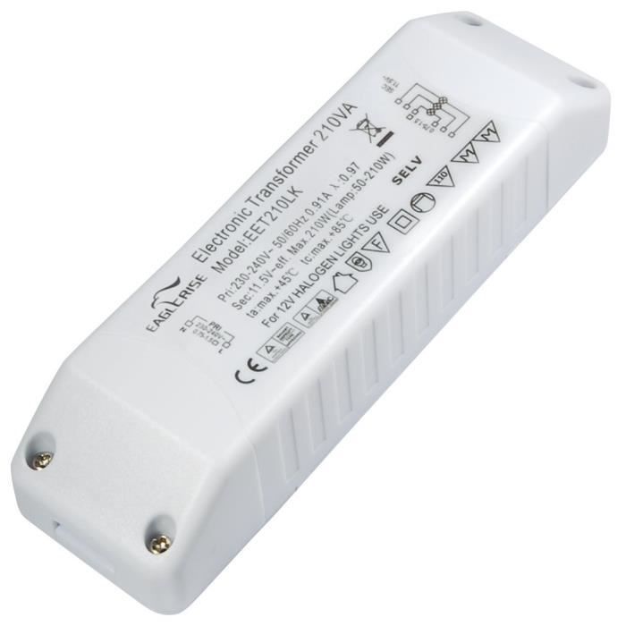 Transmedia Elektronischer Transformator Dim Lt4l 210 W Dimmbar Überlastschutz