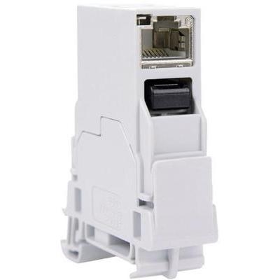 Metz Connect Grau Hutschienenmodul Kat6 8(8) Coupler 1401206113-Ke - Bild 5