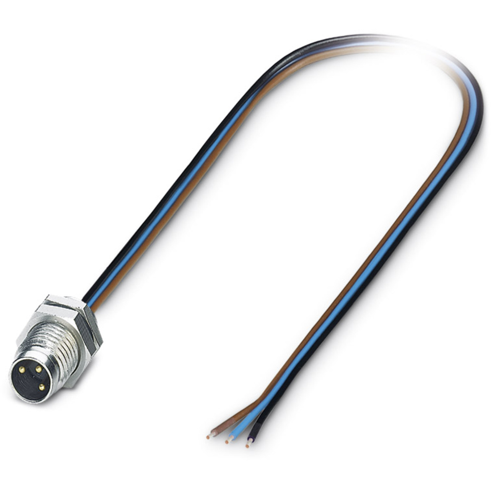 Phoenix Contact - 1453478 Sensor-/Aktor-Einbausteckverbinder M8 Stecker, Einbau 0.50 M Polzahl Sensore