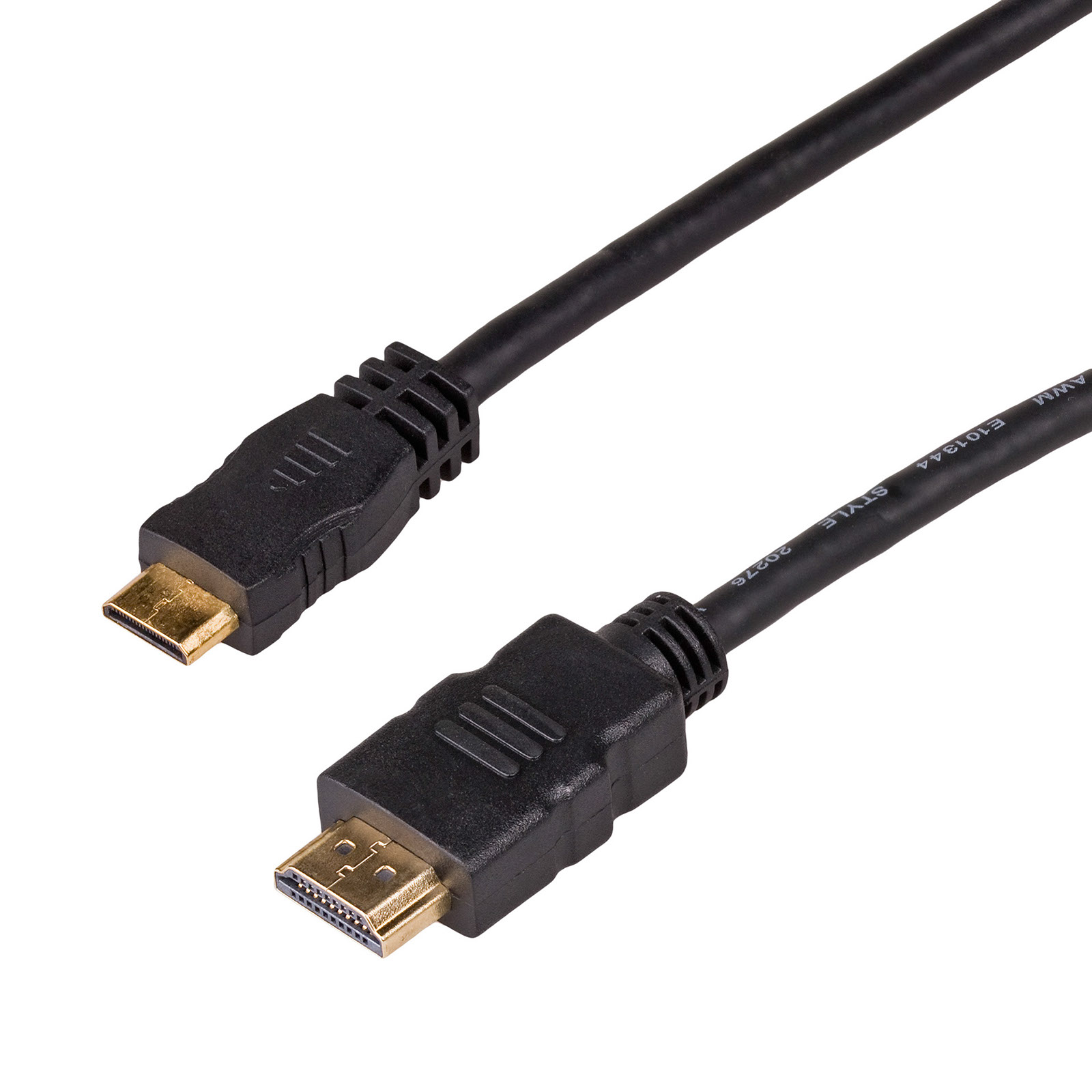 Akyga Schwarz Hdmi-Kabel Mini Hdmi 1.4 Ak-Hd-10M Uhd 4K 1080P Kabel Für Fernseher 1M