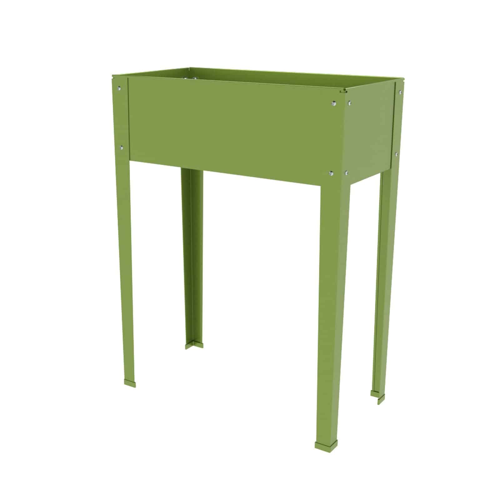 Hochbeet Gardiun Nature Grove Ii Metall 60x30x80 Cm Grün 36l Fassungsvermögen