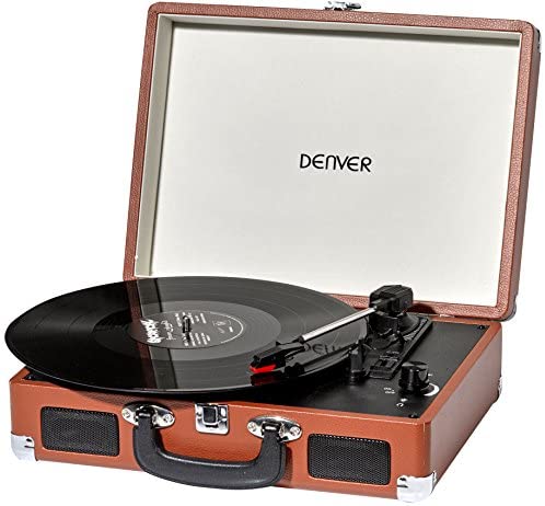 Denver Braun Tocadiscos Vpl-120 2W Rms Usb Aux Riemenantrieb Vinyl - Bild 7