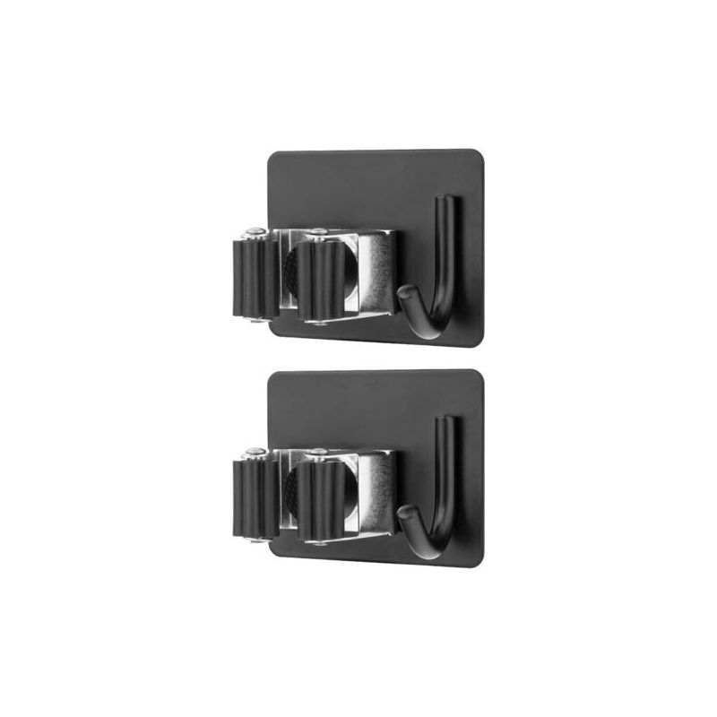 Porte-balai mural en acier inoxydable 304, fixation sans perçage, 10 kg, lot de 2