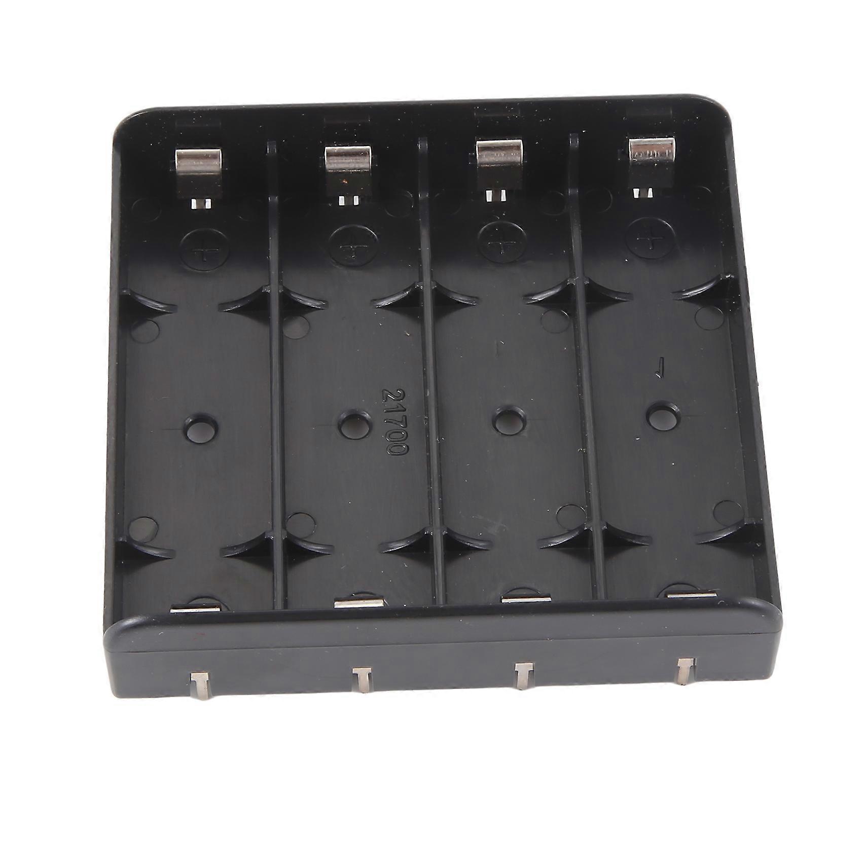 Boîtier de batterie 21700 à souder sur circuit imprimé, ABS ignifugé, 83 x 23,8 x 21,8 mm, noir