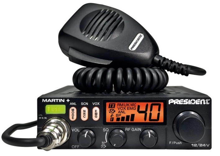 President CB-Radiosender Präsident Martin ASC, Walkie Talkie, Mehrfarbig - Image 3
