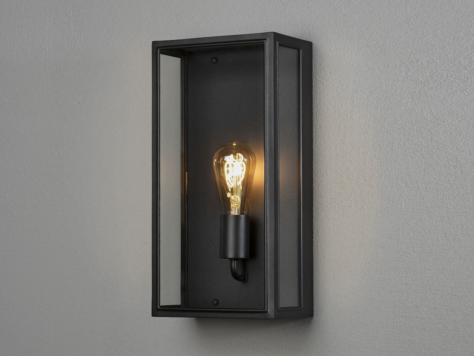 Konstsmide Wandleuchte gross Carpi, schwarz, mit E27 Sockel (7349-750) - Bild 5
