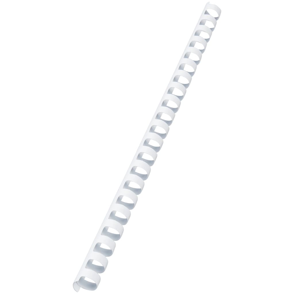 GBC Plastik Binderücken - 14 mm Durchmesser - 100 Stück - Weiß - Image 4