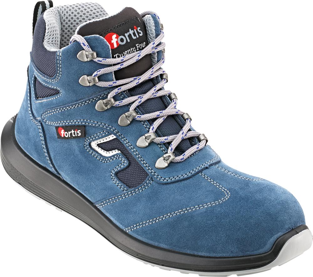 Fortis Blau Sicherheitsschnürstiefel Midgard S1 Gr. 45