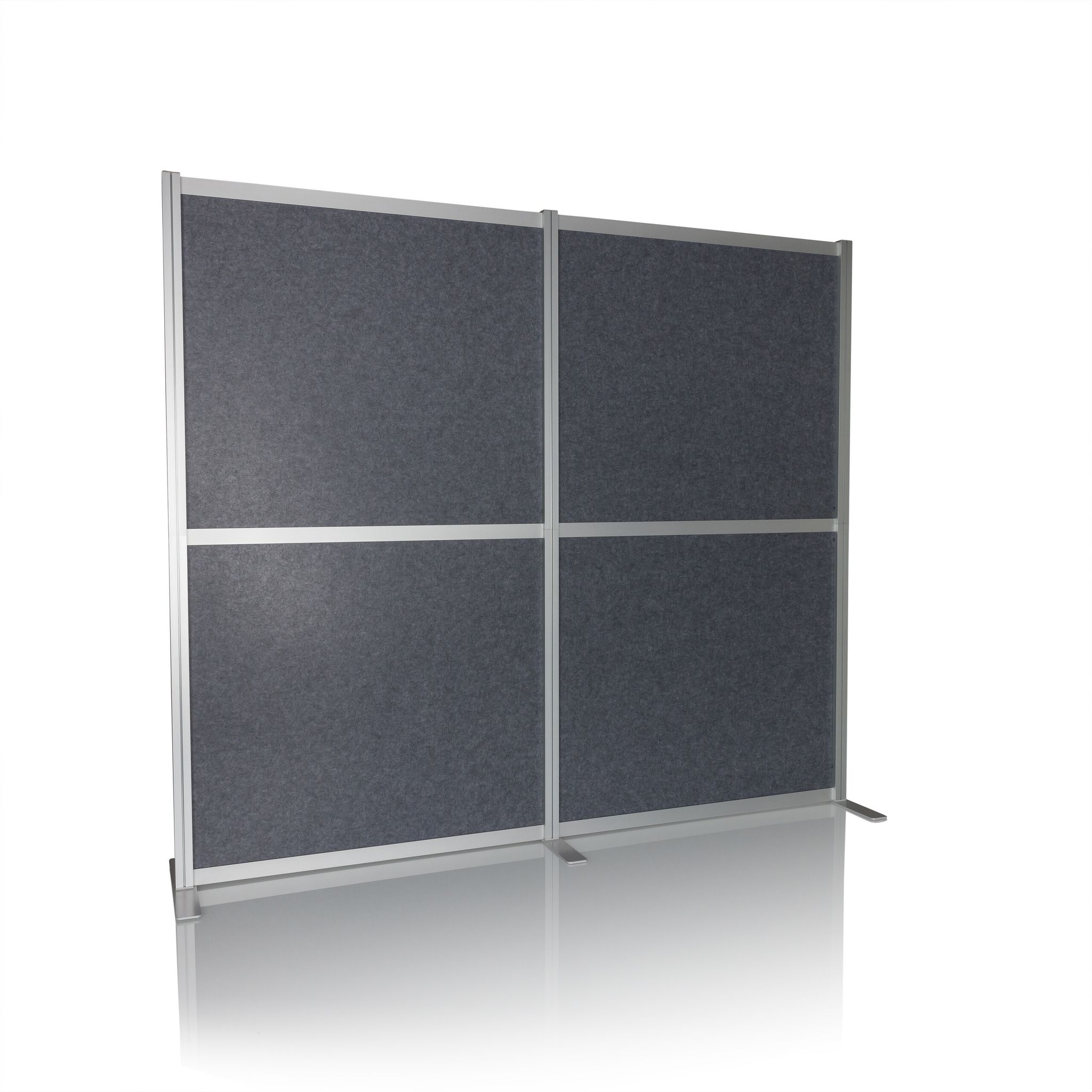 Akustik Trennwand / Stellwand Flexmiut Modul 167x192 Pet Grau Hjh Office