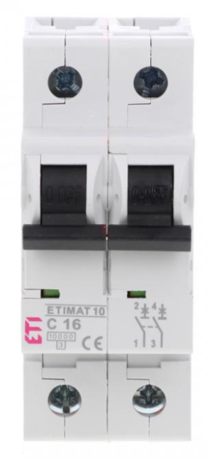 Oem Leitungsschutzschalter 2P C 16A 10Ka Ac Etimat10 002133716