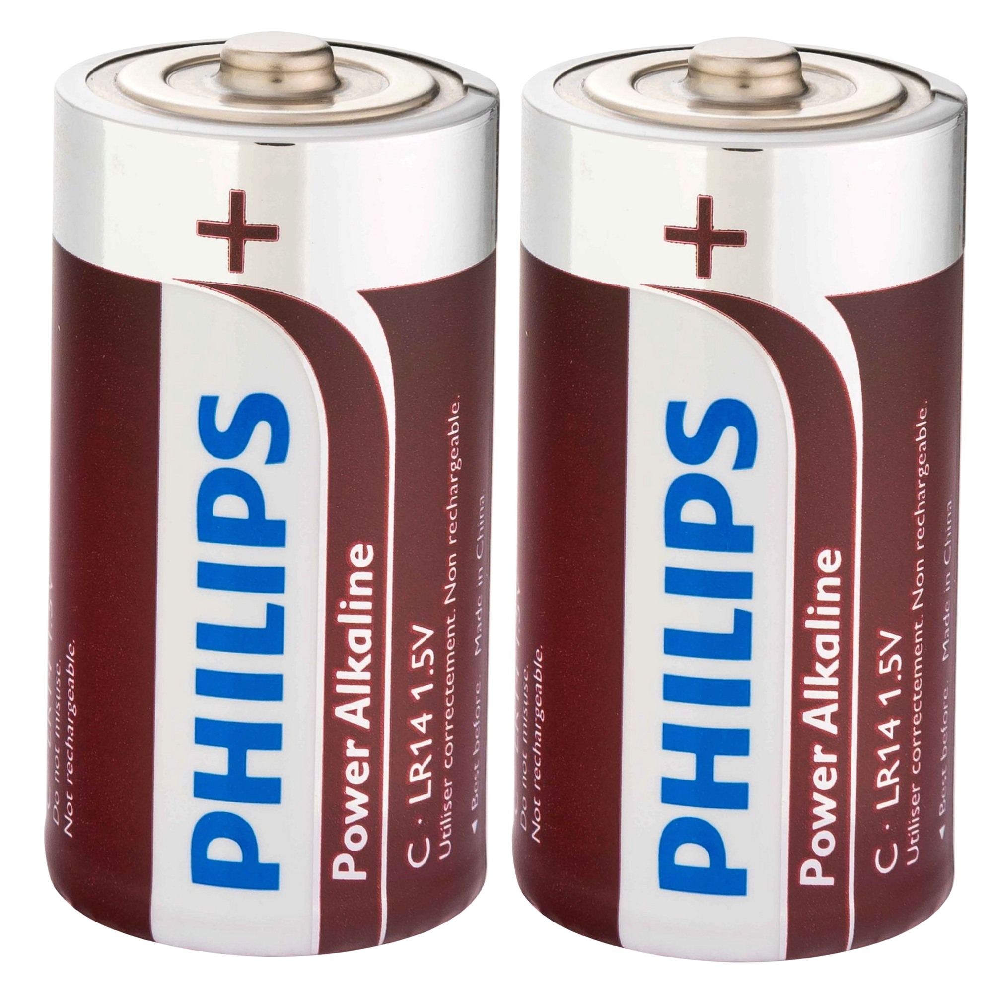 Philips C-Batterien - LR14-2er-Pack Batterien - Zinkchlorid-Technologie - 3 Jahre Haltbarkeit - 1,5V - Bild 4