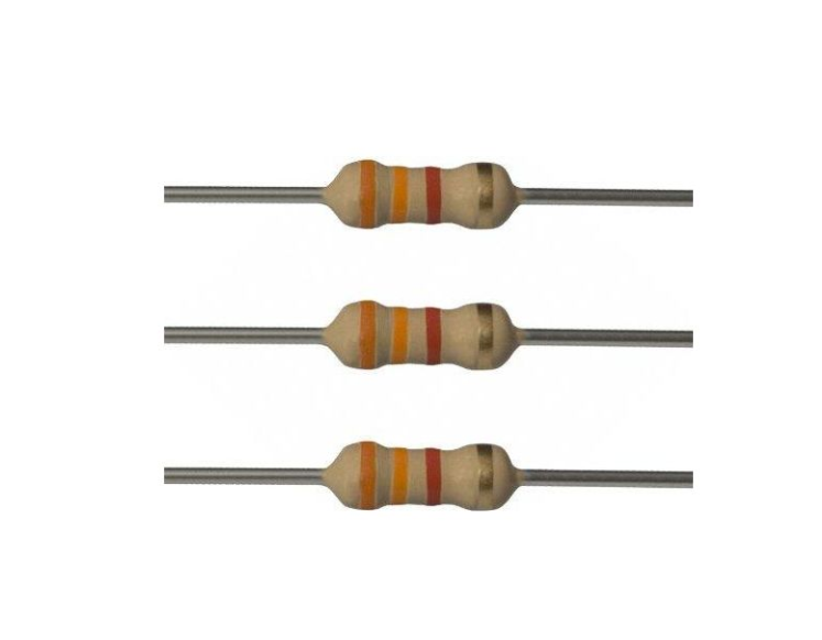 3m3 1/2w Resistenza Al Carbonio 3,3mg 1/2w 5% 3,3m1/2w