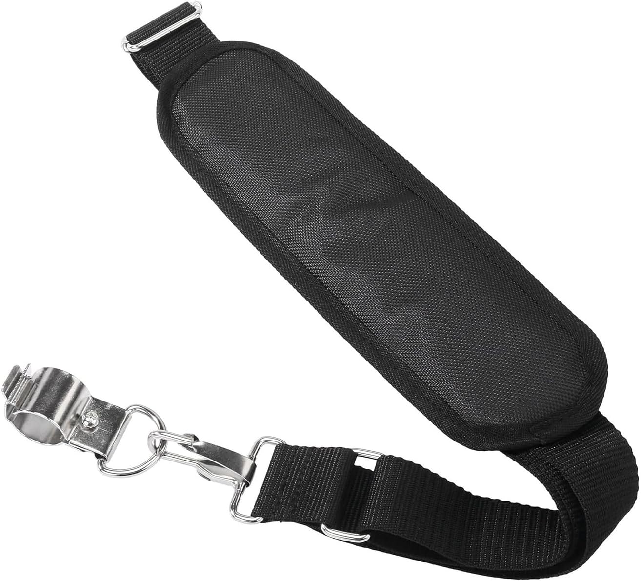 Bretelle de débroussailleuse réglable en nylon avec rembourrage d'épaule, 48 à 89 cm