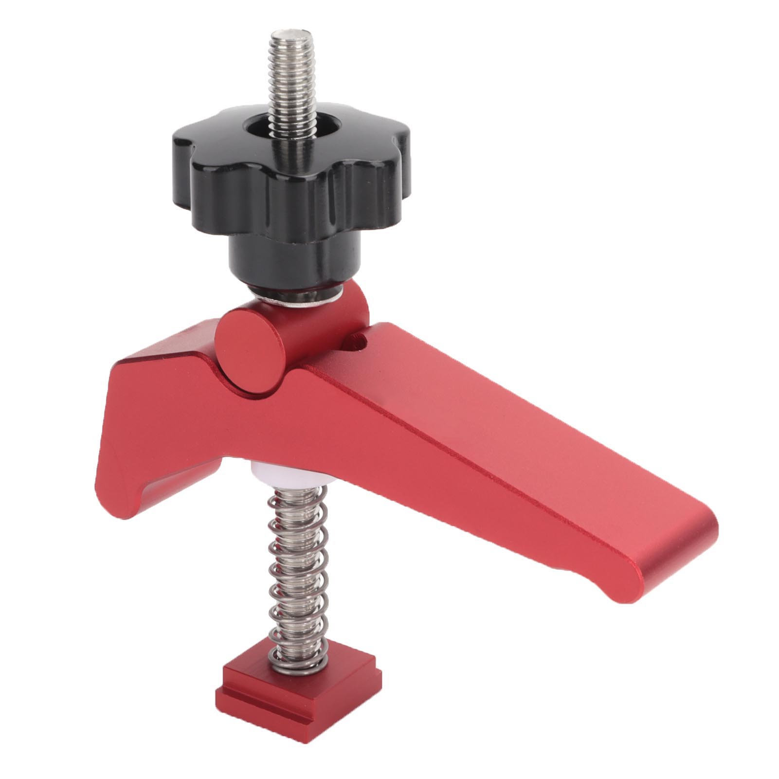 Pince de maintien pour rail en T, alliage d'aluminium, serrage 60 mm, filetage M8
