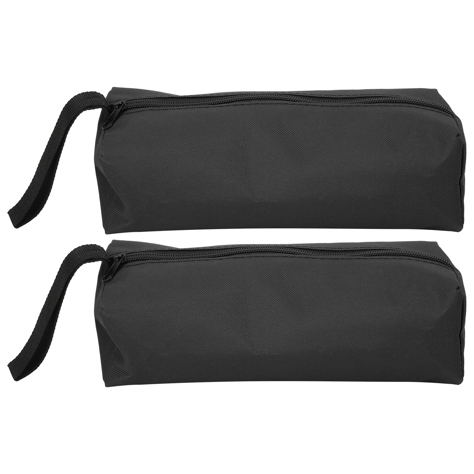 Sac à outils portable en polyester 600D avec dragonne, noir, lot de 2