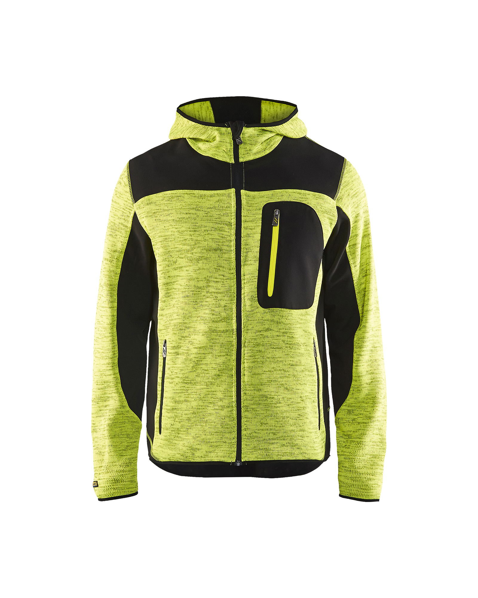 BLAKLÄDER® - Herren Strickjacke - Gelb/Schwarz - Groß - Bild 5