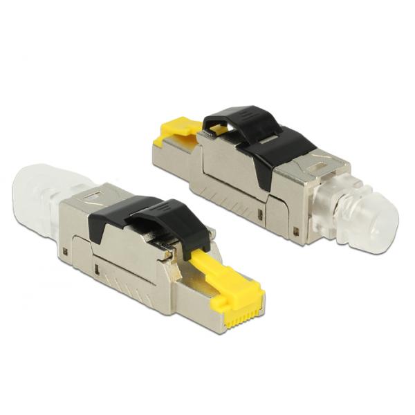 DeLOCK - Netzwerkanschluss - RJ-45 (M) - 6.22 cm