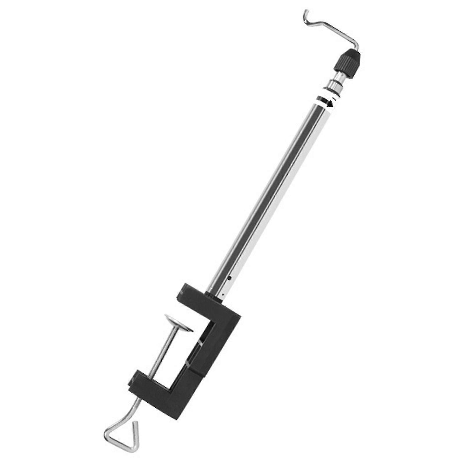 Support d'arbre flexible à pince pour moteur, fixation établi jusqu'à 60 mm, hauteur réglable 66 cm
